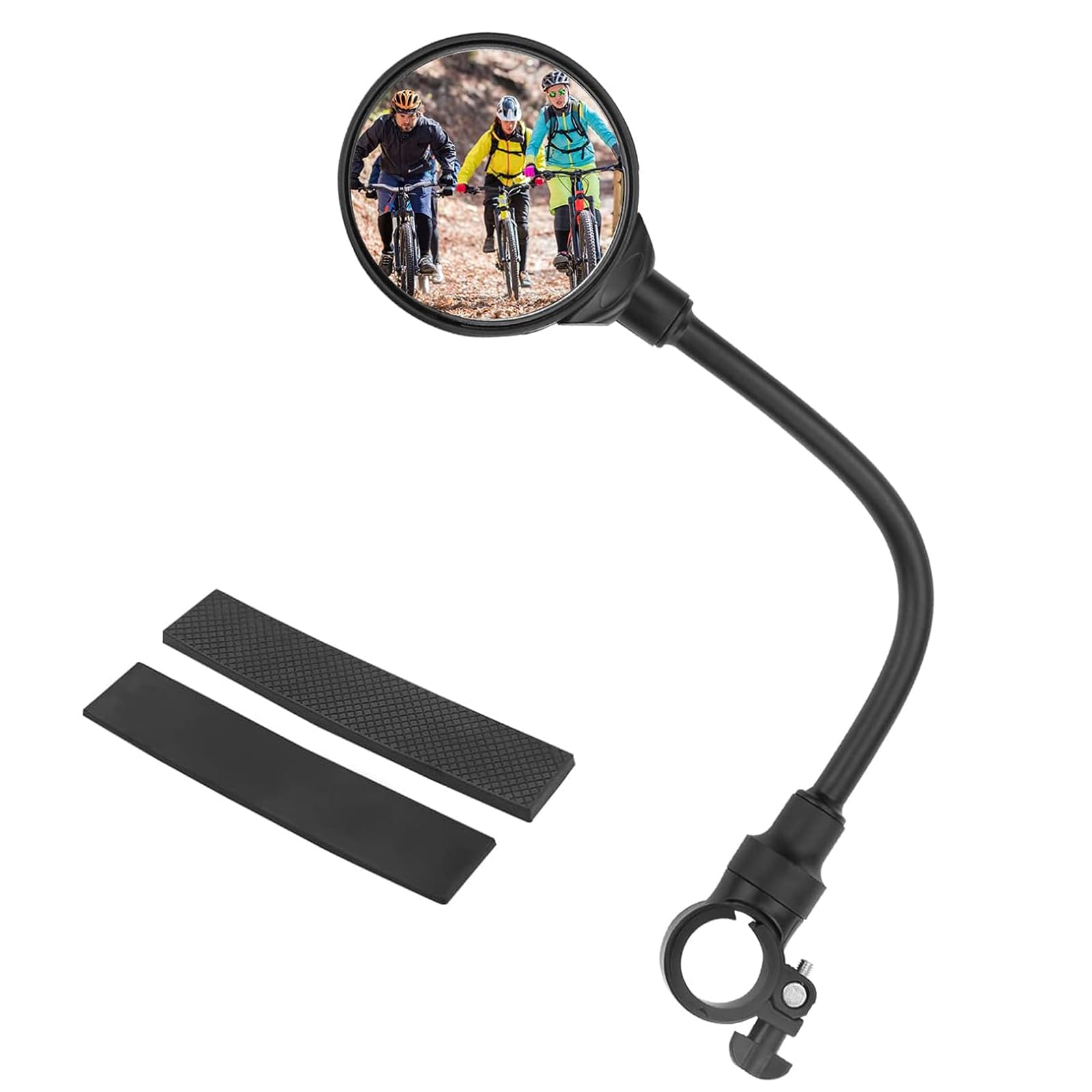 樂天商城 - サムコス 自転車バックミラー 1個セット 360°回転 丸型 凸面 広視野角 戸外スポーツバイク用ミラー 簡単取付 調節可能 サイクリングミラー バーエンドミラー自転車ミラー (左右兼用)