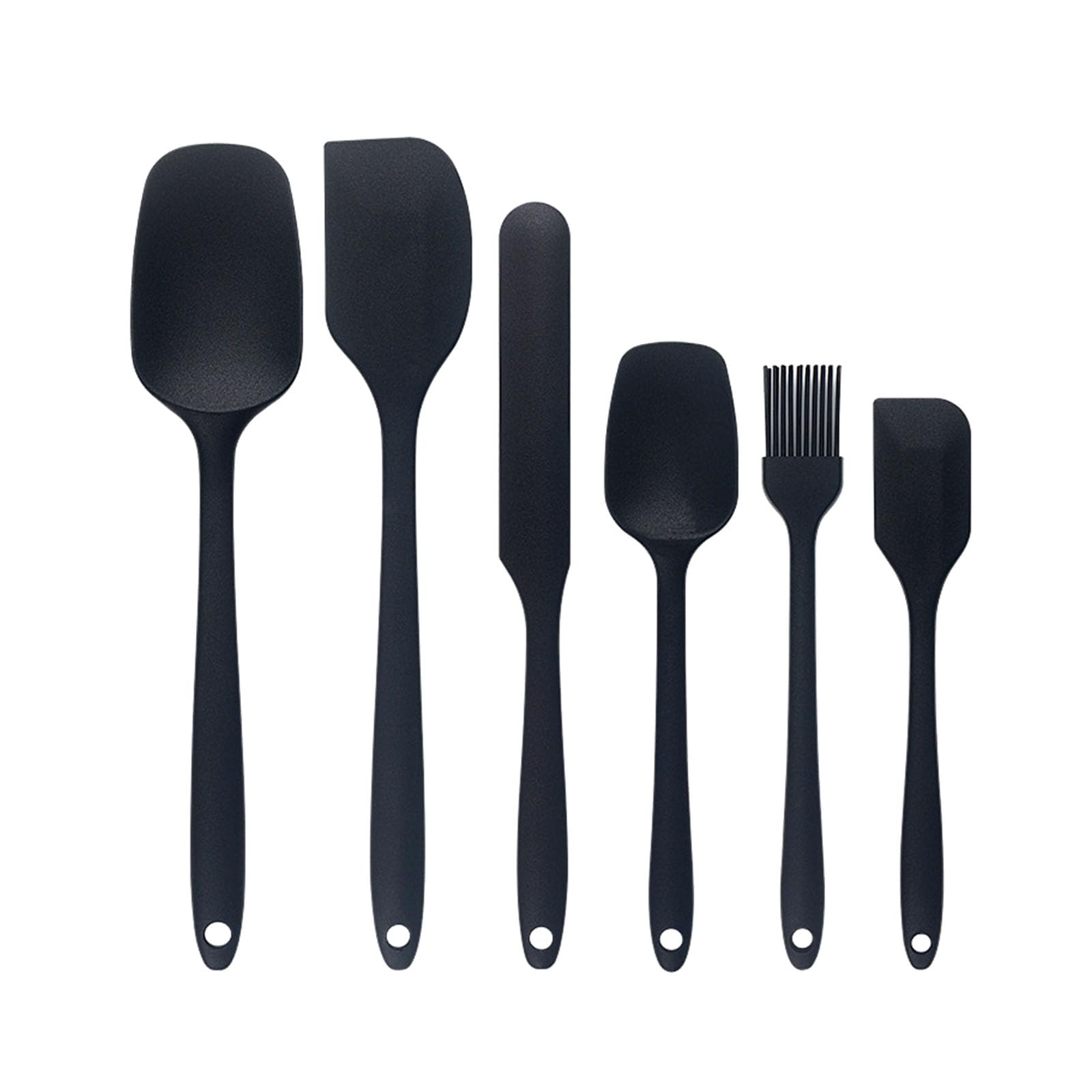 Rakuten - サムコス ゴムヘラ スパチュラ 調理器具 シリコン製 ゴムべラ 耐熱 一体成型 繰り返し使える 食洗器対応 キッチン用品 調理スパチュラ 製菓道具 料理 お菓子作り キッチンツール (6本セット)