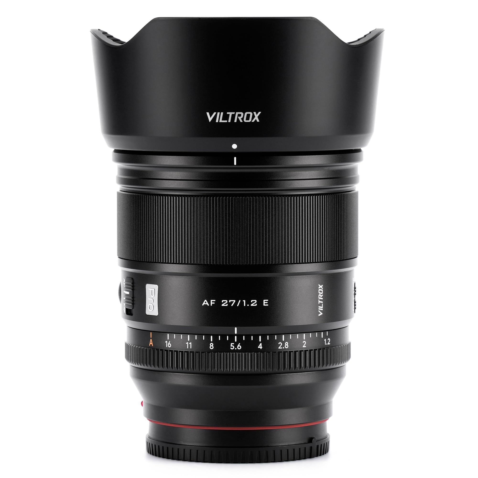 VILTROX AF 27mm F1.2 Eマウント レンズ f/1.2 大口径 APS-C 交換レンズ Sony E マウント用 プライムレンズ ソニー α7II α7RII α7SII α7SIII α7III α7IV α7RIII α7RIV α9