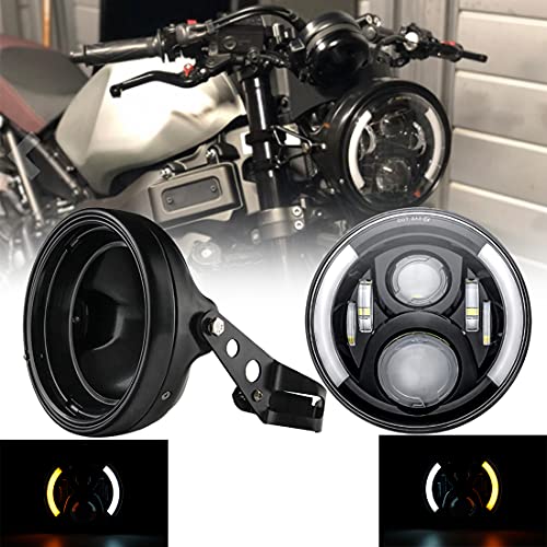 VOSICKY(ボスキー) ハーレー ホンダ カワサキ スズキ ヤマハ など 7インチ ヘッドライト 仕様 バイクCB..