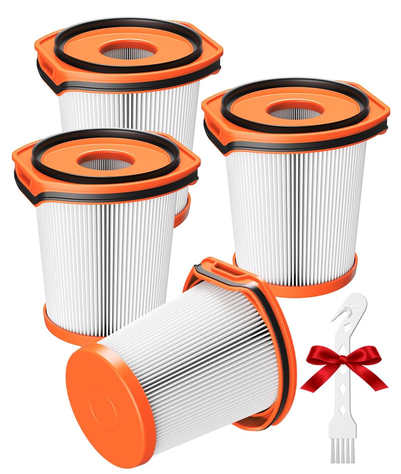 シャーク 掃除機 XFCS851J 用 フィルター EVOPOWER SYSTEM IQ + CS851JMVAE, IQ CS851J, STD + CS150JEE コードレススティッククリーナー 交換用フィルター 水洗いOK 4個入り