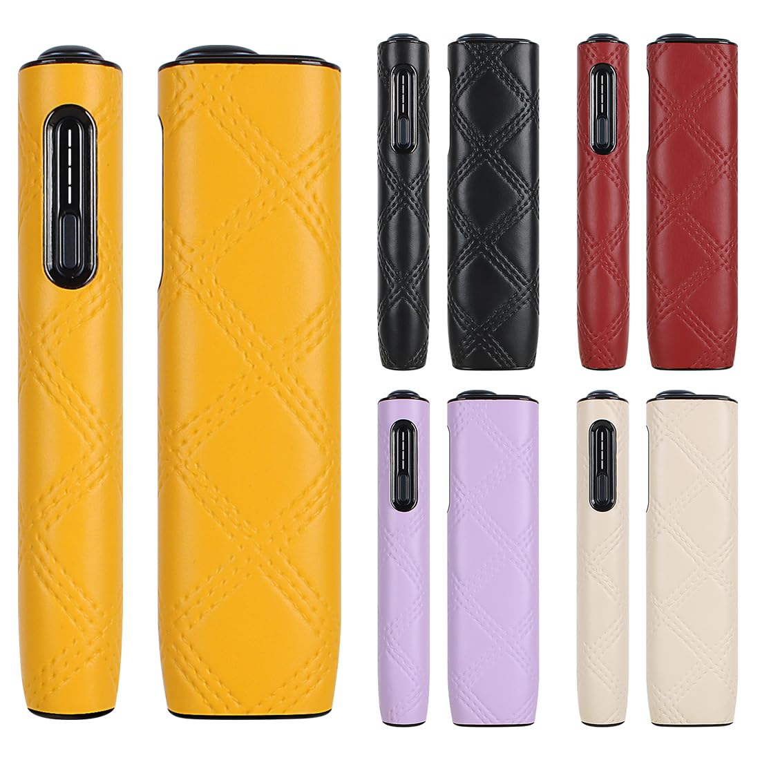 樂天商城 - BOOFLYII ケース【イルマiワンに適用する】 PC+PUレザー製 360°全面保護 加熱式たばこ用ケース 耐衝撃 指紋防止 持ち運び便利 おしゃれ 極フィット勘合（イエロー）