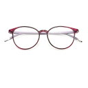 ESAVIA メガネ型ルーぺ ボストンフレーム丸型拡大鏡 1.0-3.5倍 軽量 メガネ 拡大 眼鏡 メガネ 眼鏡型拡大ルーペ型眼鏡 メガネ型 細かい作業 読書...