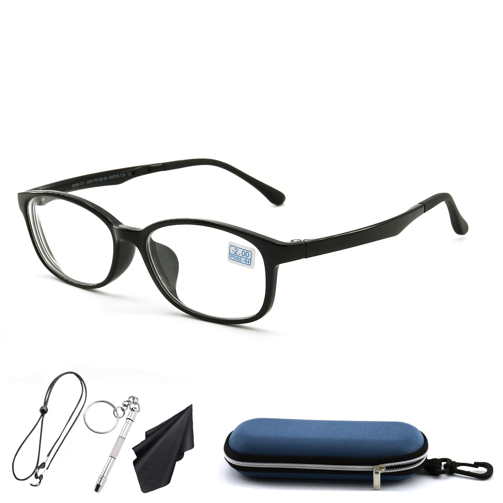 [ESAVIA] 近視メガネ 近眼 超軽量 近視 眼鏡 マイナスレンズ...(3)