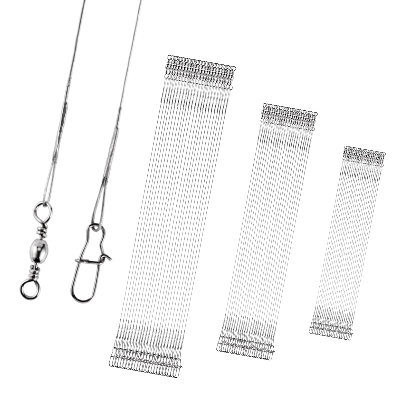 樂天商城 - AMYSPORTS 海水 ステンレス 釣り リーダー 淡水 リグ 餌 ワイヤー リーダー ライン 強度 漁業 リーダー 重い 60個