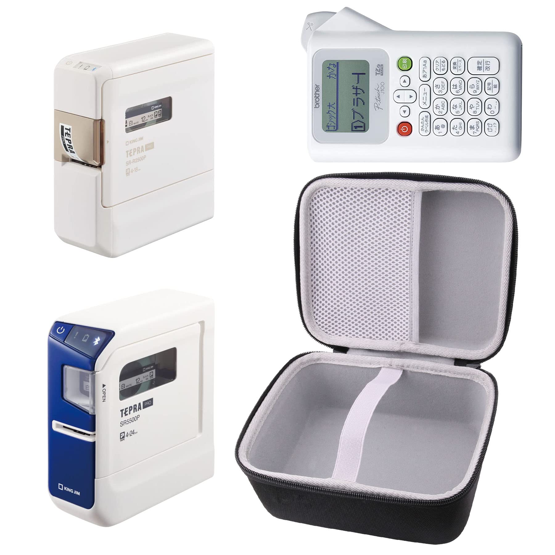 WAIYUJP��Ǽ�������ߴ��Υ��󥰥��� PRO �֥롼 SR-R5600P/ SR5500P/SR-R2500P ��٥�ץ�󥿡�/�֥饶�� PT-J100W ��٥�ץ�󥿡� �ݸ� �����󥰥����� ��Ǽ������