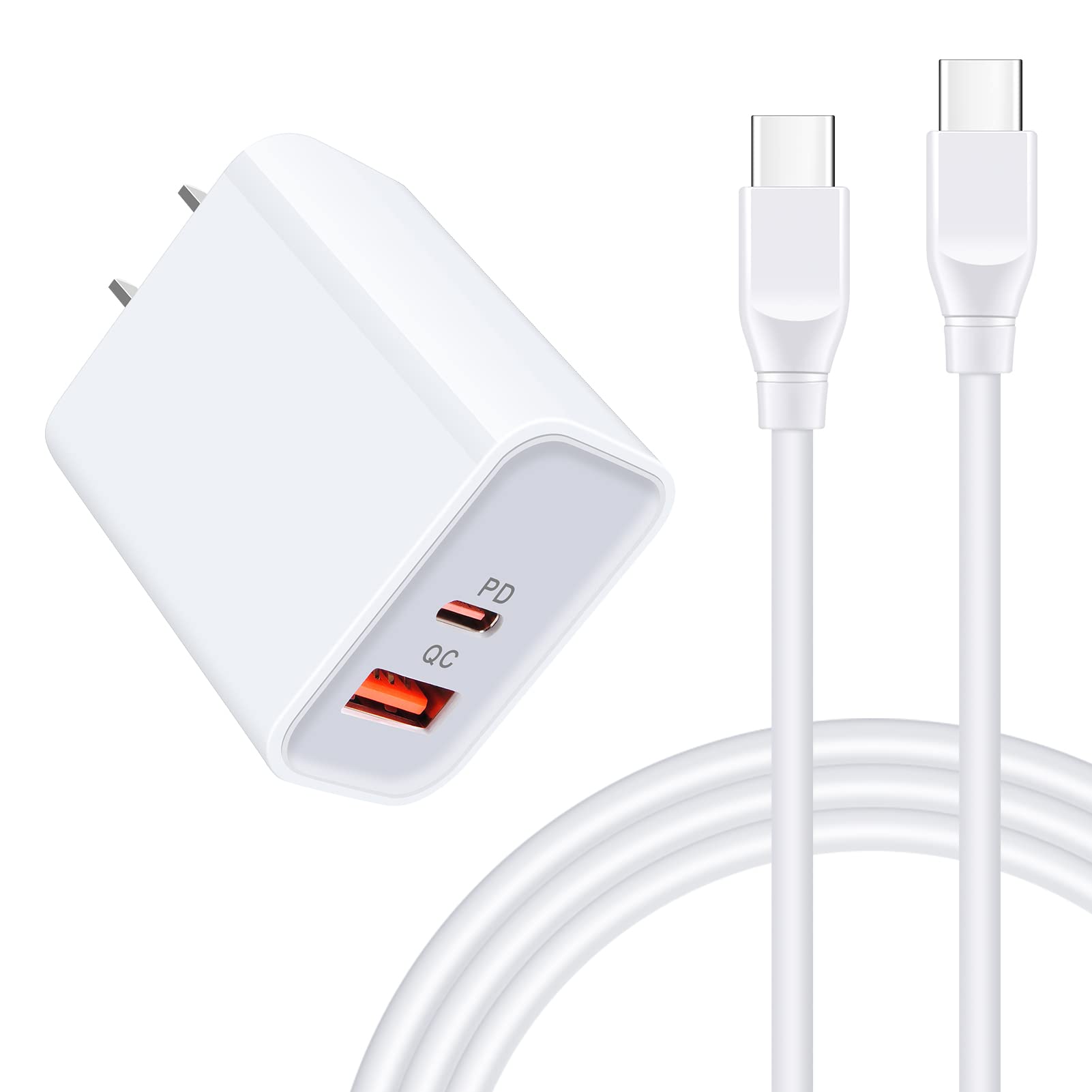 楽天VanVenusタイプC充電器 Android充電器 PD充電器 20W/3A 2ポートUSB Type Cケーブル 1.83m/1本 ChrisPow qc3.0アダプター アンドロイド充電器 USB Cコンセント 急速充電器 Type C USB充電器 Type C