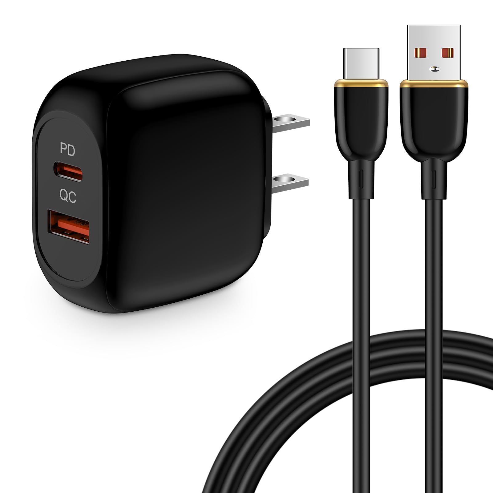 楽天VanVenusタイプC充電器 Android充電器 PD充電器 20W/3A 2ポートUSB Type Cケーブル 1.83m/1本 ChrisPow qc3.0アダプター かわいい USB Cコンセント 急速充電器 Type C USB充電器 Type C ACアダプ
