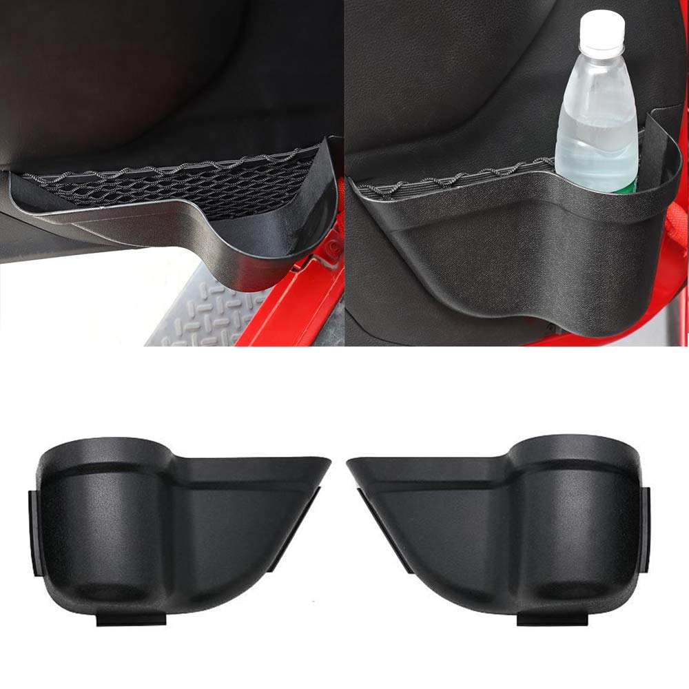 YOCTM フロント ドア収納ボックス ジープ ラングラー JK 2011 2012 2013 2014 2015 2016 2017 車用 ド..