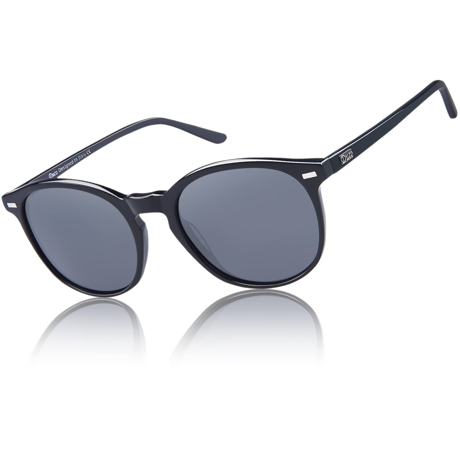 [DUCO] ���󥰥饹 ��ǥ����� uv���å� �ݥ��󥰥饹 �֥�å� uv400 �и� ��� �ե��å����ʥǥ����� sunglasses women ��...