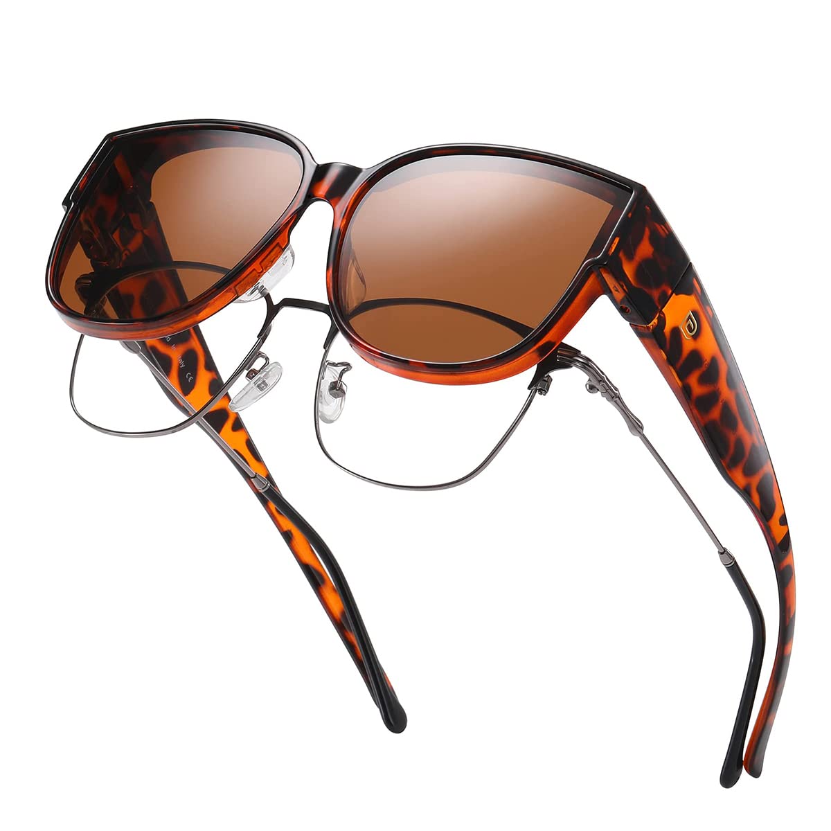 [DUCO] �ᥬ�ͤξ夫��ݤ����� �����С����󥰥饹 �᤬�� ���󤰤餹 �и���� �礭�������� UV400 �糰�����å� ��� ��ǥ��������� �礭...