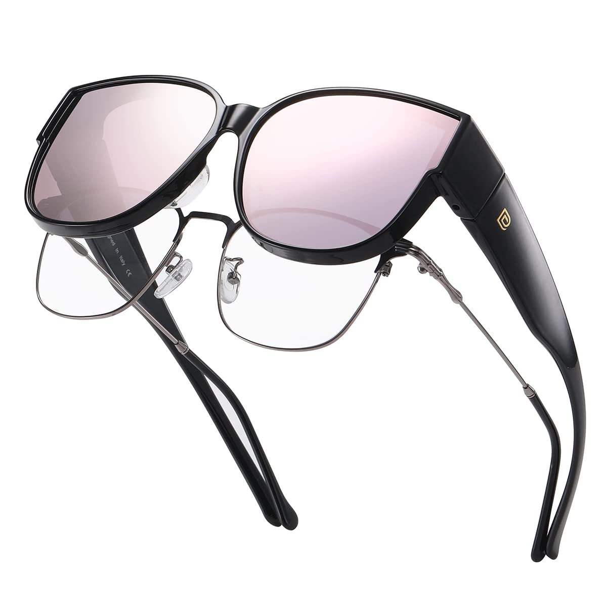 [DUCO] �ᥬ�ͤξ夫��ݤ����� �����С����󥰥饹 �᤬�� ���󤰤餹 �и���� �礭�������� UV400 �糰�����å� ��� ��ǥ��������� �礭...