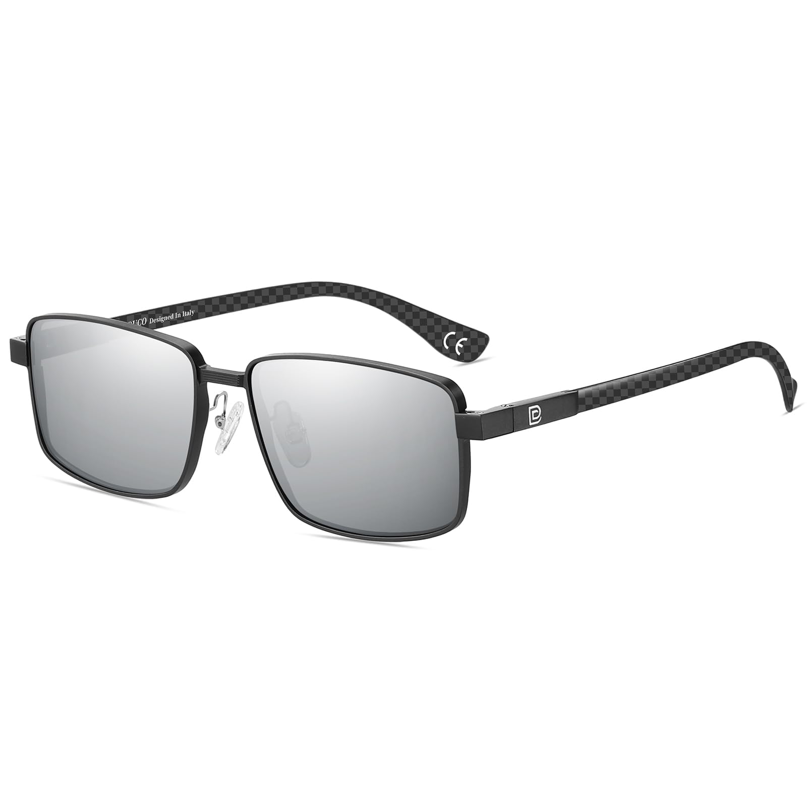 [DUCO] ���󥰥饹 ��� �и� ���󥰥饹 ��ž�� ������ UV400�ݸ� ������� �ե��å���� ���󤰤餹 ���ú�������Ǻ� 2306 (�֥�å�-...