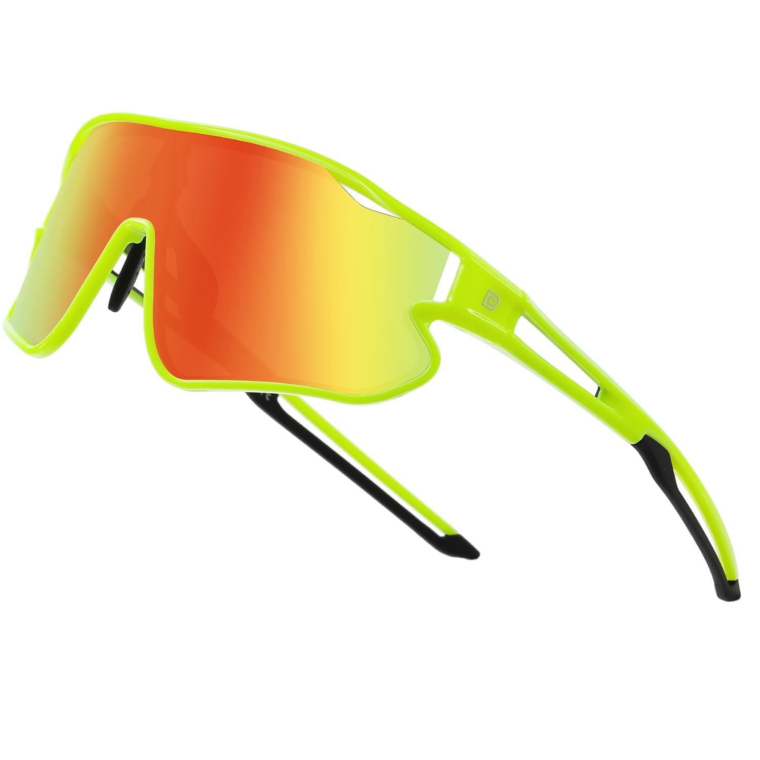 樂天商城 - [DUCO] キッズ サングラス 子供 サングラス 野球 偏光サングラス スポーツ 超軽量フレーム UV紫外線カット ランニング サイクリング用 5-12歳 DK268 (蛍光グリーン-オレンジ)