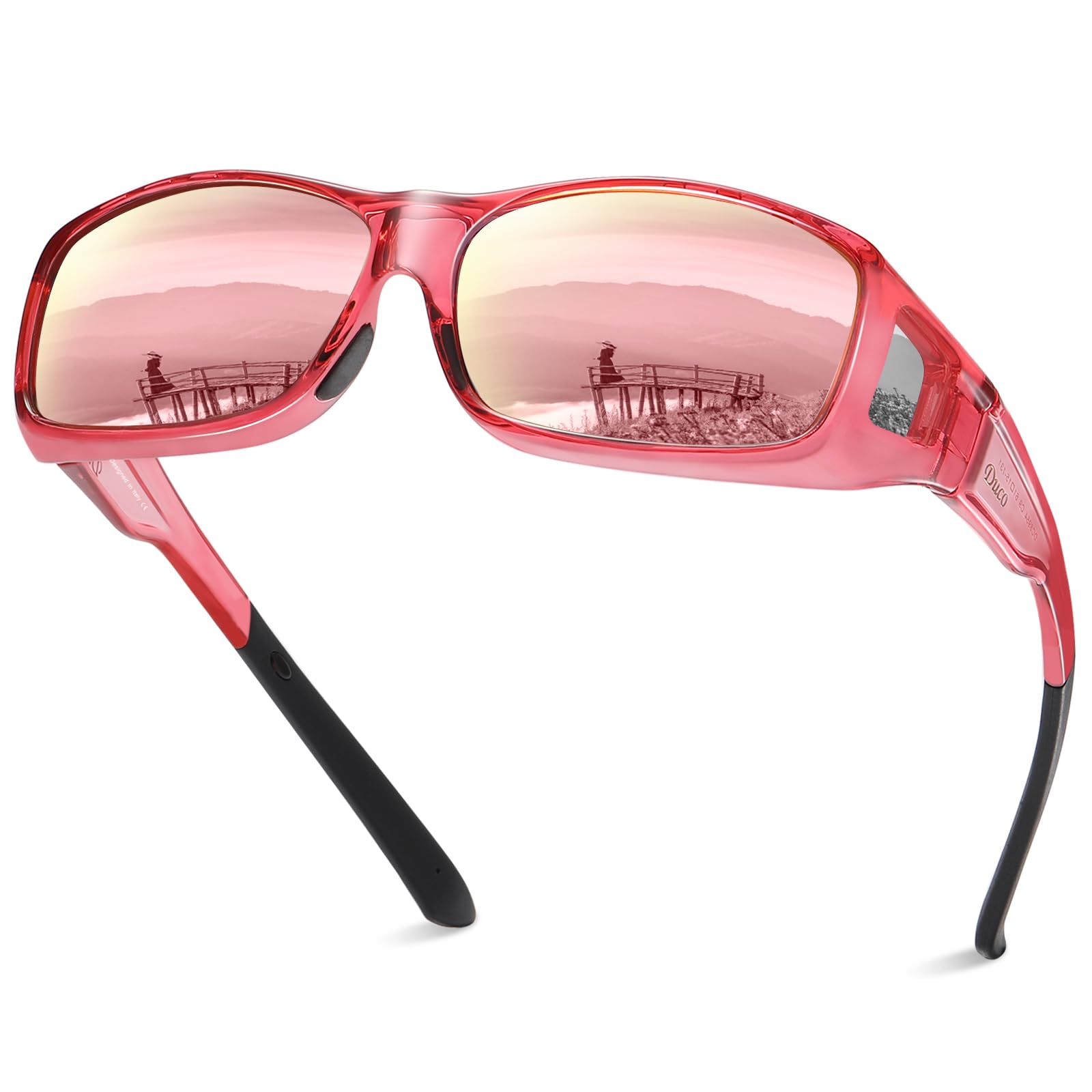 [DUCO] �ᥬ�ͤξ夫��ݤ����� �����С����󥰥饹 �᤬�� ���󤰤餹 �и���� UV400 �糰�����å� ���󥰥饹 ��� ��ǥ��������� 895...