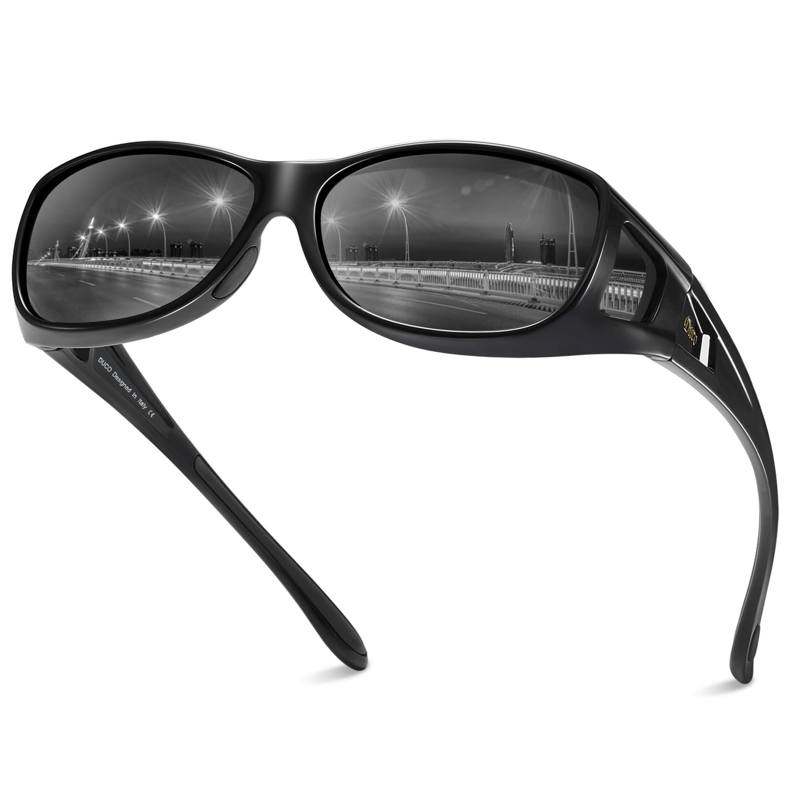 [DUCO] �ᥬ�ͤξ夫��ݤ����� �����С����󥰥饹 �᤬�� ���󤰤餹 �и���� UV400 �糰�����å� ���󥰥饹 ��� ��ǥ��������� 895...