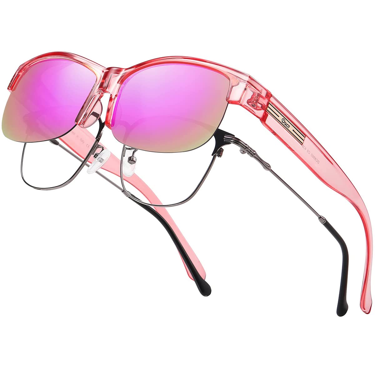 [DUCO] �ᥬ�ͤξ夫��ݤ����� �����С����󥰥饹 �᤬�� ���󤰤餹 �и���� UV400 �糰�����å� ��ʴ���󥰥饹 ��� ��ǥ��������� 8...