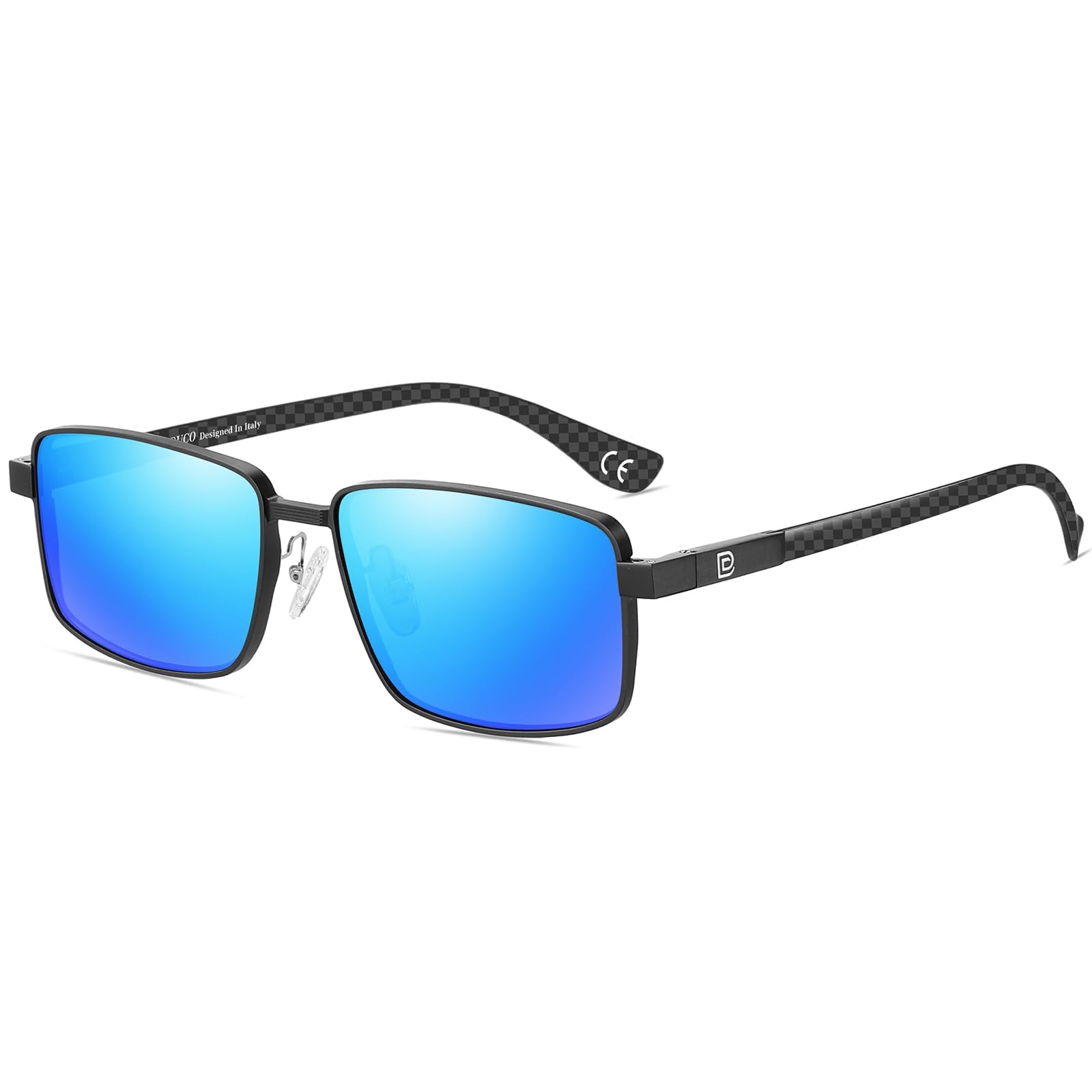 [DUCO] ���󥰥饹 ��� �и� ���󥰥饹 ��ž�� ������ UV400�ݸ� ������� �ե��å���� ���󤰤餹 ���ú�������Ǻ� 2306 (�֥�å�-...