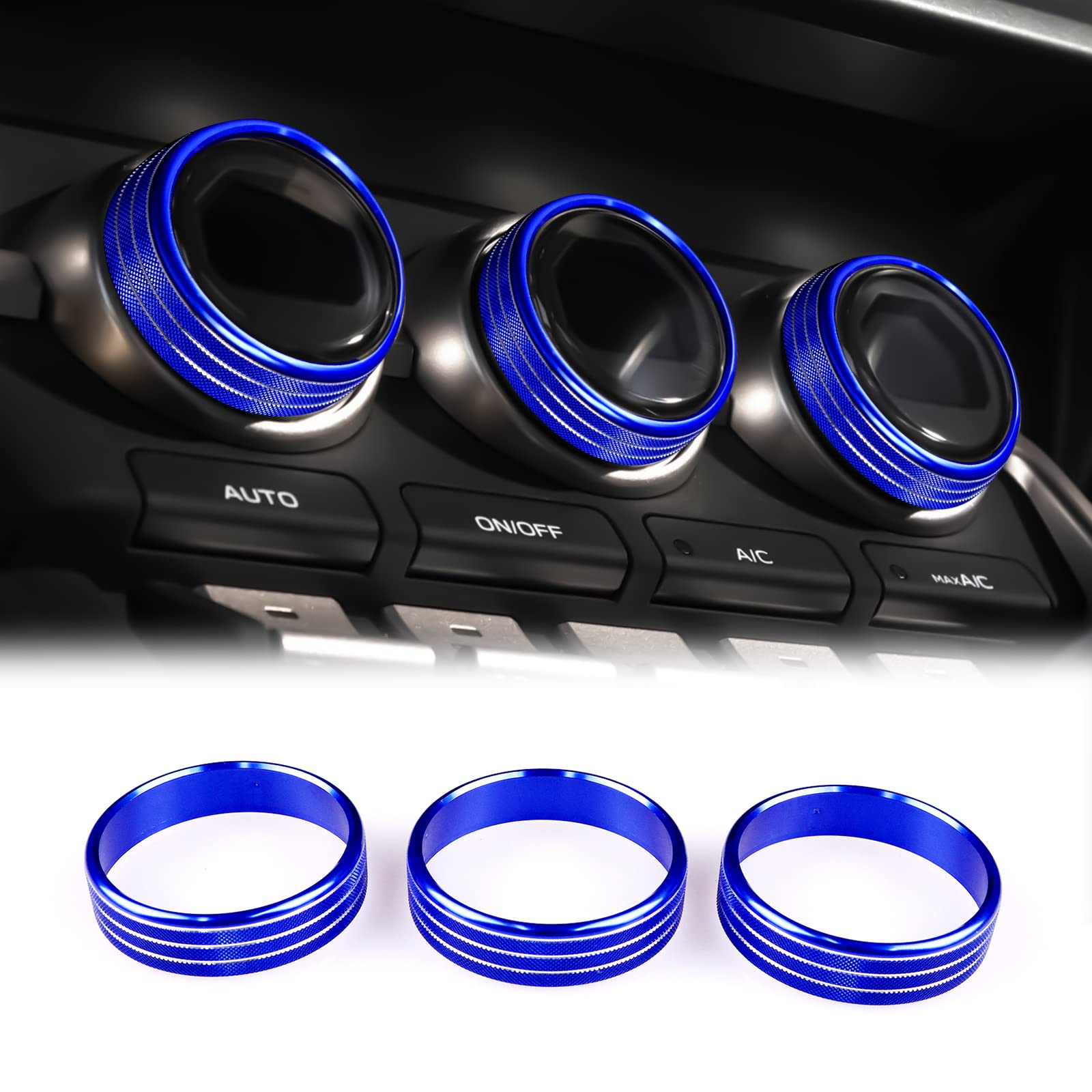 KUNGKIC 新型 トヨタ GR86 ZN8 スバル BRZ ZD8 適用 2021 2022 2023 2024 2025 対応 エアコン スイッチ..