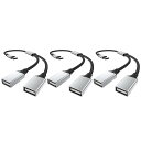 MOGOOD USB C分岐器 C型からデュアルUSB Aマザーアダプタ C型からデュアルUSB Aデュアル USB 2.0アダプタデュアル USB 2.0 OTG分岐器 ジャンパに適用MacBook Pro、Google Pixel、Galaxy S20
