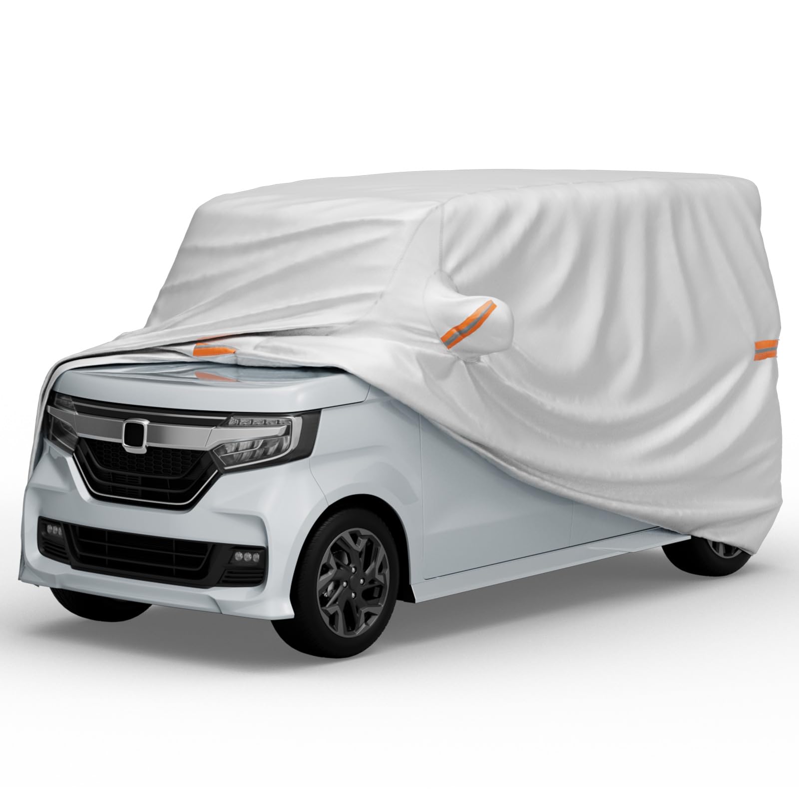 【n-box専用】JOYTUTUS 車カバー 軽自動車 ボディーカバー 210T厚手 全天候型防水 防雪 防塵 防輻射 紫..