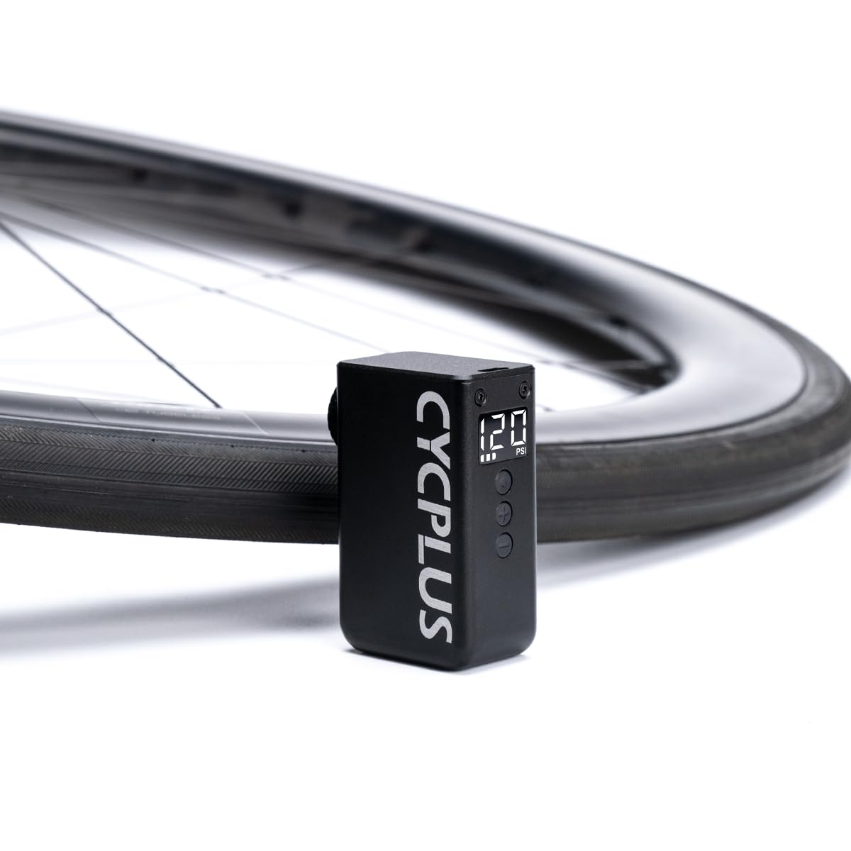 樂天商城 - CYCPLUS 自転車 空気入れ 気圧表示 MAX 120PSI 携帯 電動ポンプ 携帯ポンプ 小型 電動空気入れ 米式仏式英式バルブ対応