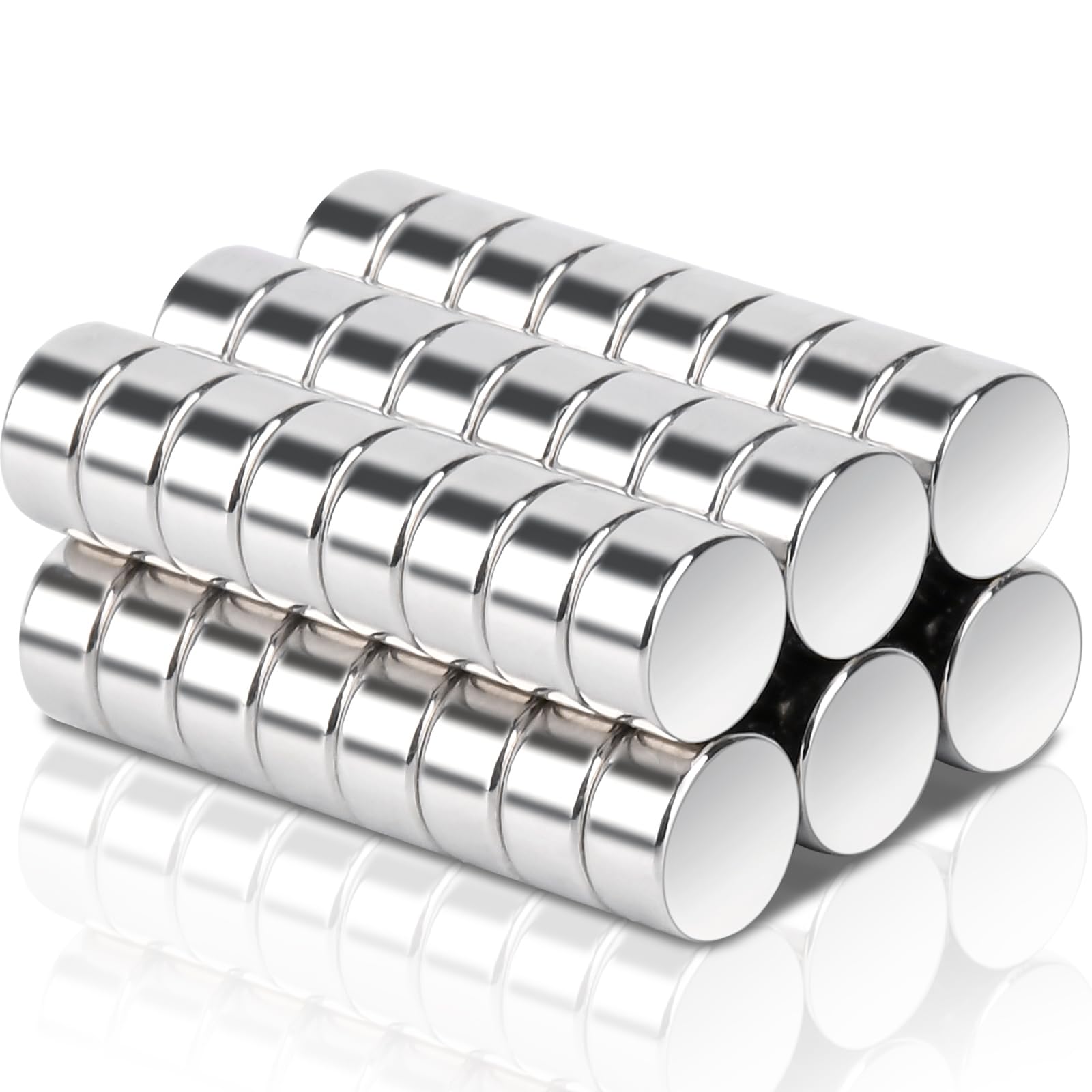 60個セットネオジム磁石,6x3mm 強力磁石 小型 丸型マグネット 冷蔵庫マグネット ・力マグネット 希土類..