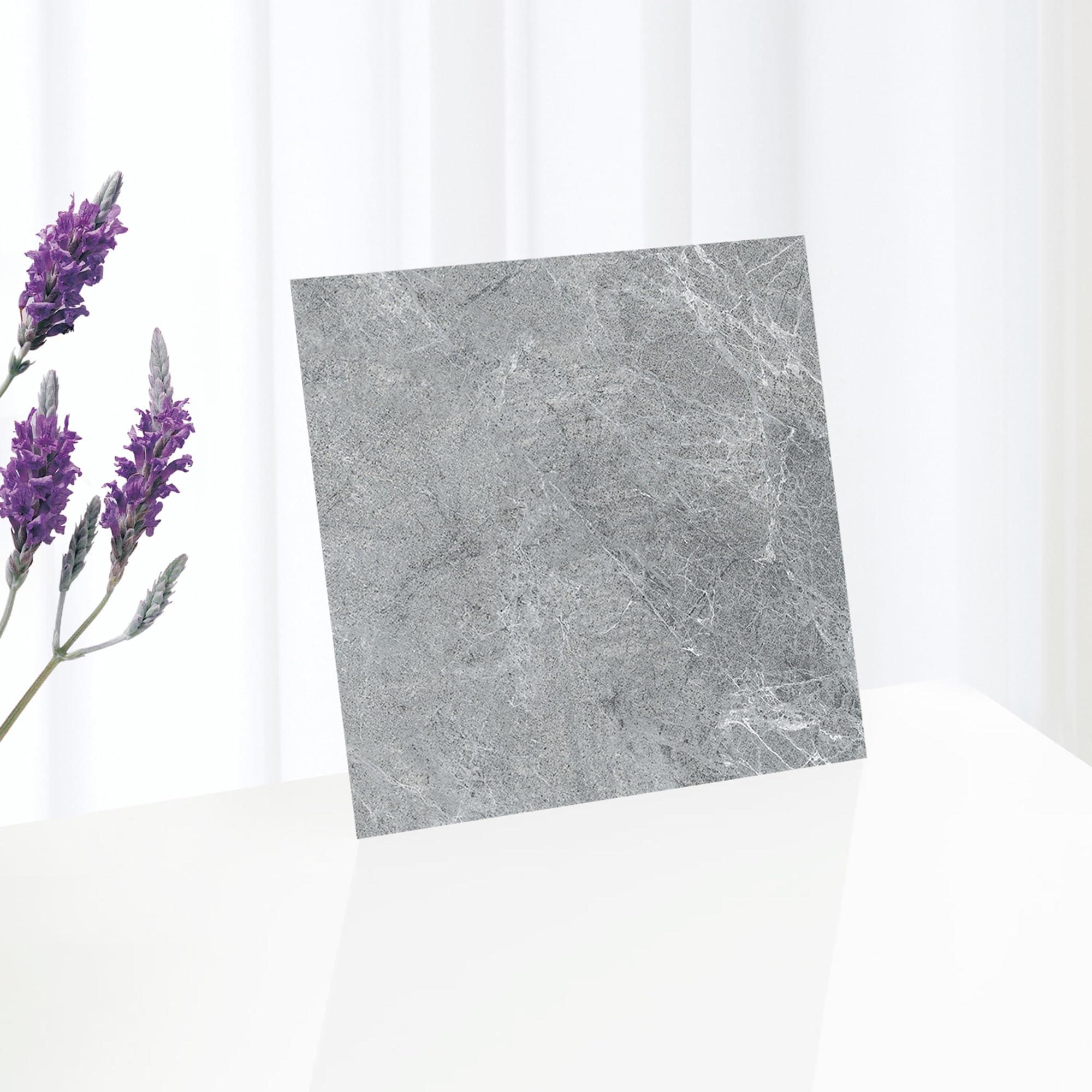 クッション フロアタイル 大理石調 置くだけ 配送込み 20枚入り 1畳 床 リメイクシート 賃貸 防水 玄関 洗面所 店舗 トレイ用 diy フロリングシート床材 （柄番号1082）