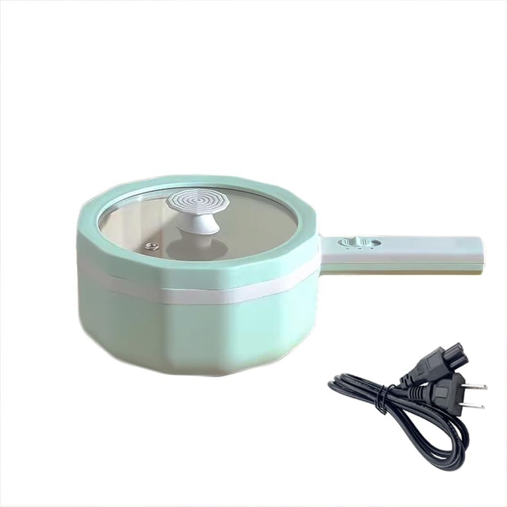 Focustar 電気鍋 一人用 2人用 小型 グリル鍋 1.5L容量 2段階火力調節 350W/700W 一台多役(炒める/焼く..