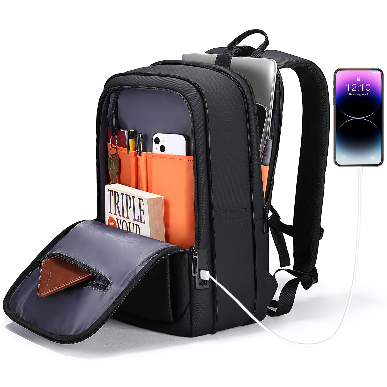 [FENRUIEN] �ڤ鷺��0.97kg��Ķ���� ��ĥ��ǽ�ۥ��å� �ӥ��ͥ����å� ��� ���� ���� 1����̤�� USB���� �̶Х��å� �Хå��ѥå�...