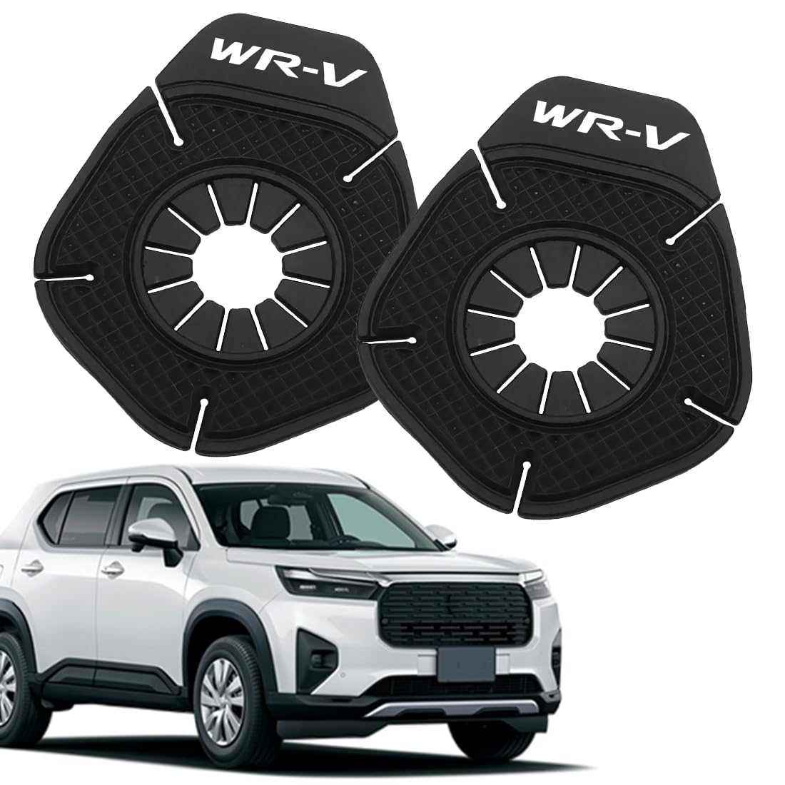 樂天商城 - LUTU 新型WR-V 全シリーズ対応 ワイパーホール カバー 専属ロゴ 落ち葉防止 異物防ぎ 水防止 耐久性 保護カバー カー用品 機能に干渉なく 外装アクセサリー 雰囲気変わり 個性引き立て DIY 2枚セット (WR-V)