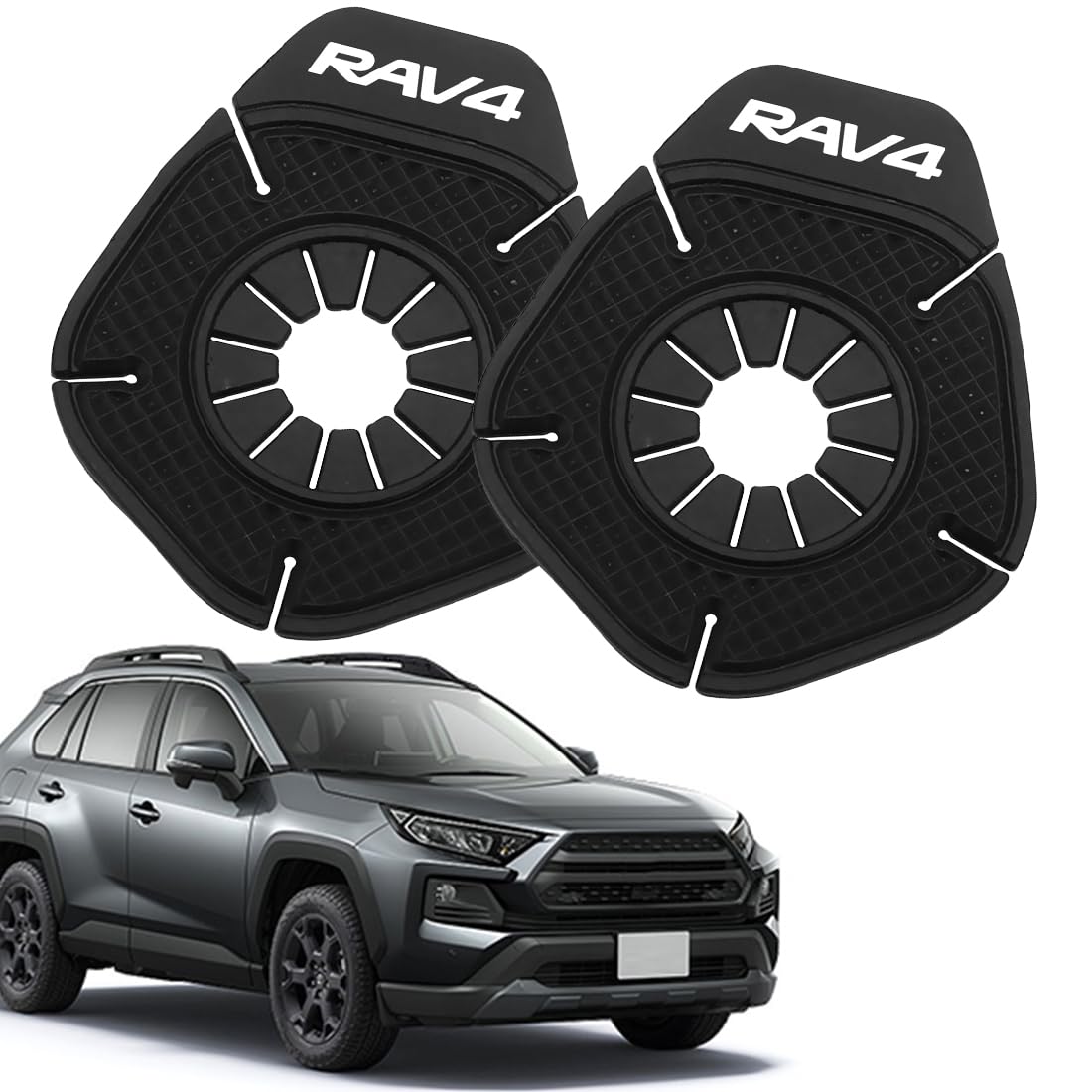 Rakuten - LUTU 新型RAV4 全シリーズ対応 ワイパーホール カバー 専属ロゴ 落ち葉防止 異物防ぎ 水防止 耐久性 保護カバー カー用品 機能に干渉なく 外装アクセサリー 雰囲気変わり 個性引き立て DIY 2枚セット (RAV4)