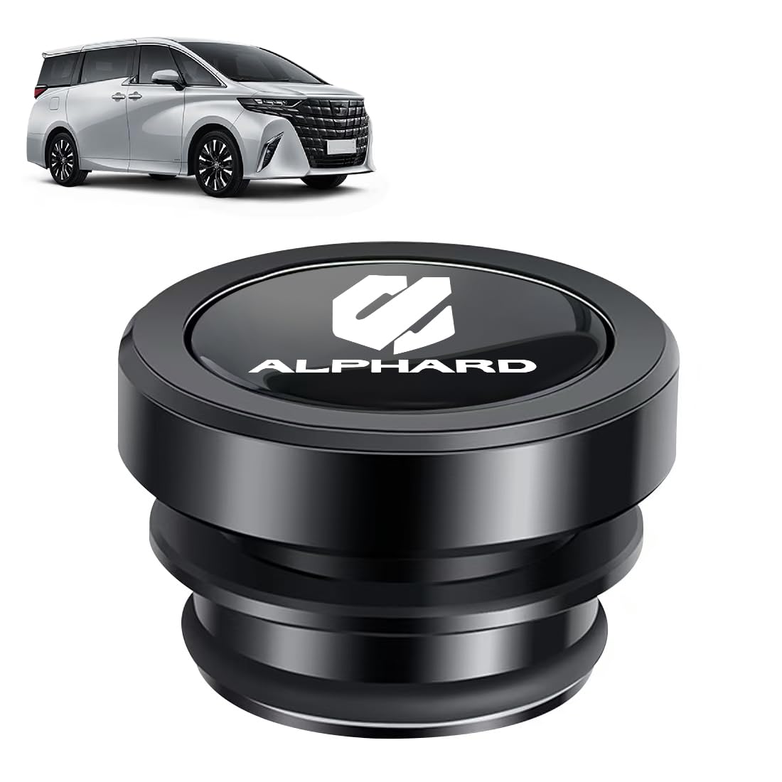 LUTU 新型アルファード 40系/30系/20系/10系 全シリーズ対応 シガーソケット キャップ 車用ライタープラグカバー 厚重感 高光沢仕上げ 雰囲気変わり 防塵 防水 滴胶加工 ワンタッチ設計 高耐久性 防触電設計 贅沢感 簡単取り付け 防衝撃シリ