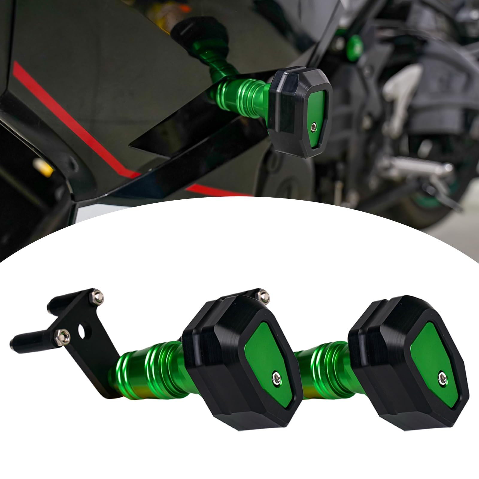 Vancroser ニンジャ400 落下防止バー フレームスライダー クラッシュ落下プロテクター エンジンガード..