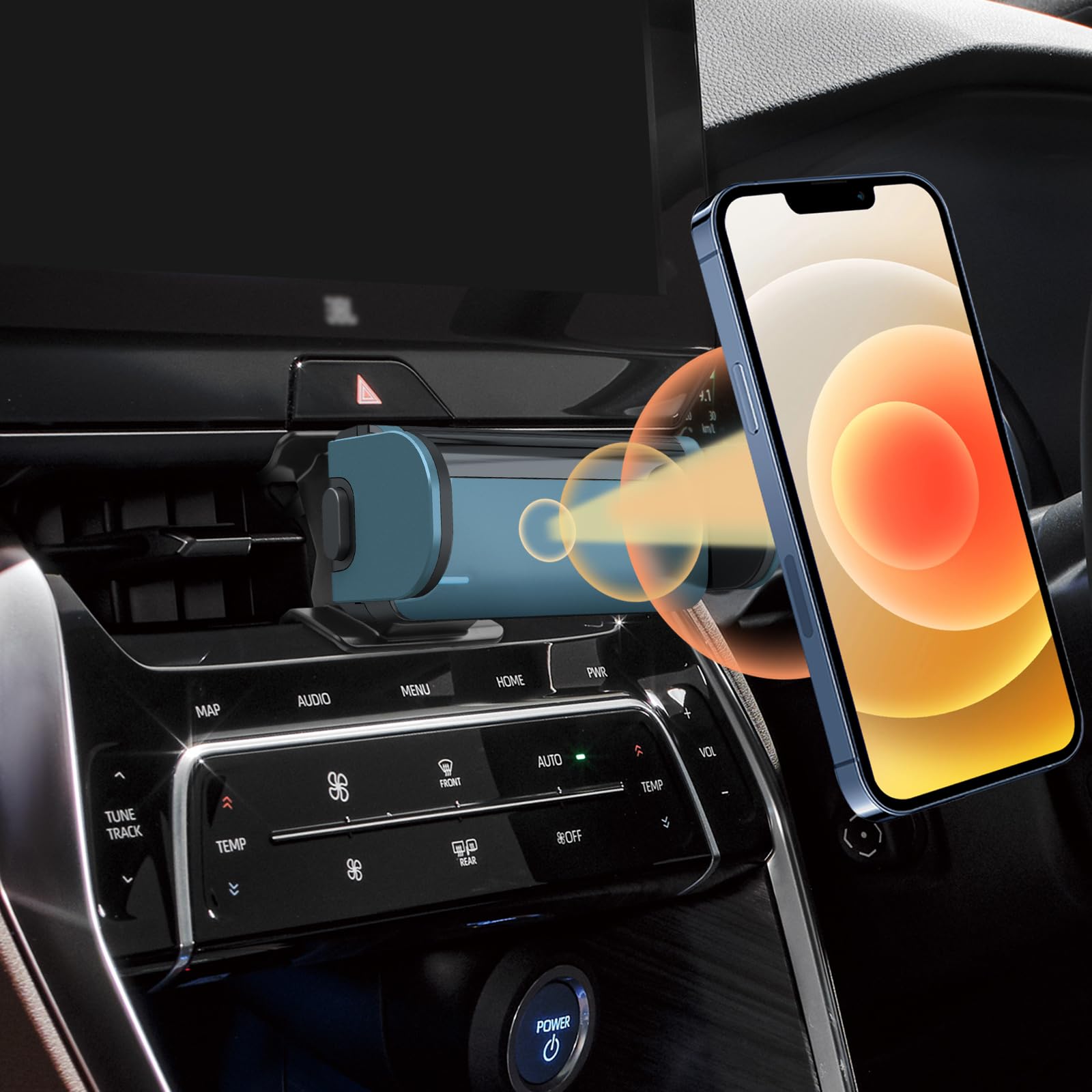 LUWU トヨタ ハリアー 2020+ アクセサリー スマホホルダー スマホスタンド 車載ホルダー カーマウント ..