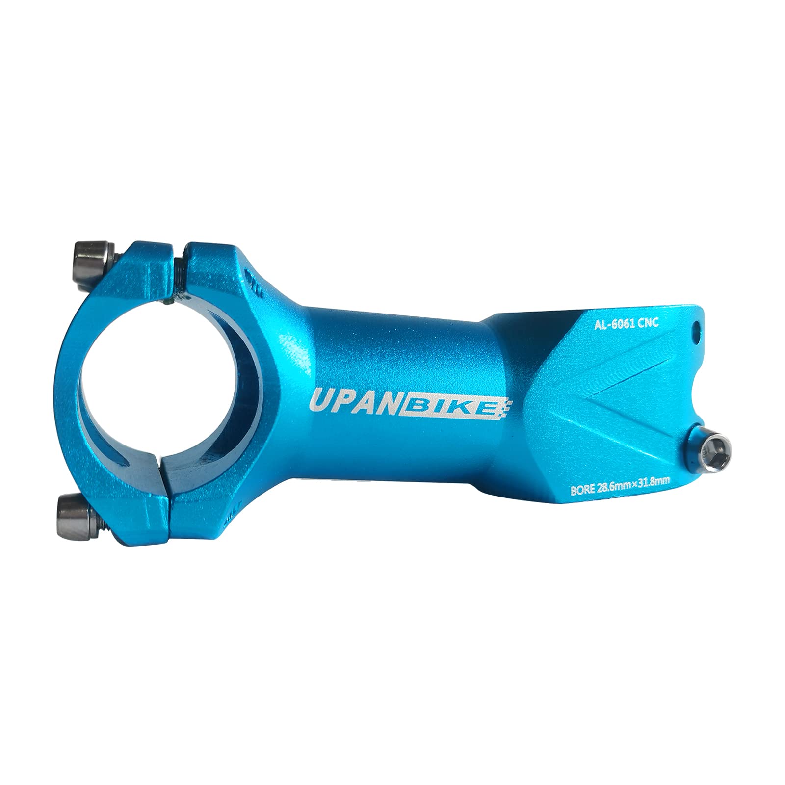 UPANBIKE マウンテンバイクロードバイク 自転車 バイクのステム 高強度 アルミ合金 直径 31.8mm*28.6mm 長さ90mm