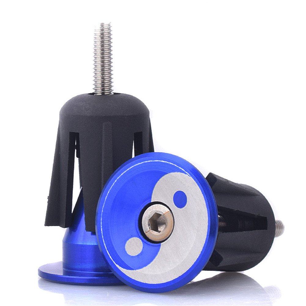 UPANBIKE マウンテンバイク ロードバイク 1組 バイクハンドルバーエンドプラグ アルミニウム合金 膨張 ..