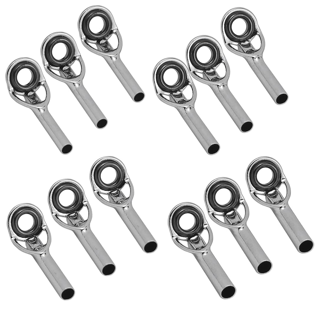 樂天商城 - トップガイド 5# ロッドガイド ステンレス 釣り竿 穂先 リング内径2.7mm 竿側 0.9~2.4mm 選べる (パイプ内径1.8/2.0/2.2/2.4mm)