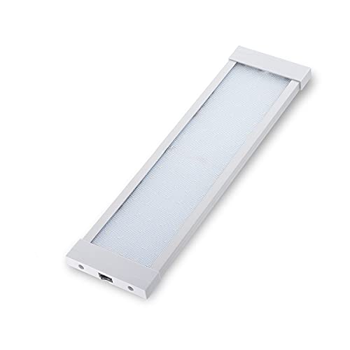 Rakuten - LED車内灯 ルームランプ 長460mm 幅125mm 1800ルーメン 白光 広角ビーム 高出力 低電流 12V/24V兼用 ハイエース 軽バン トラック トレーナー 船 キャビン キャンピングカー に適用 ON/OFF スイッチ付き Raycharm