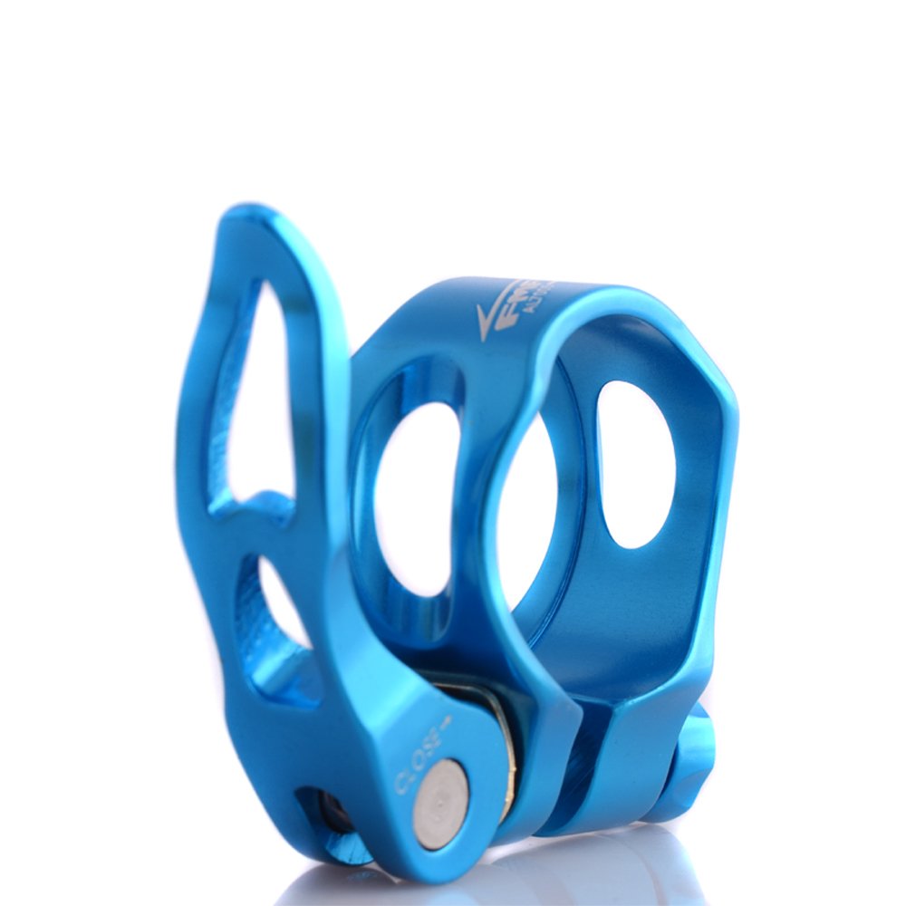 UPANBIKE 自転車シートポストクランプ 31.8mm 34.9mm 中空クイックリリース サドルチューブクランプ