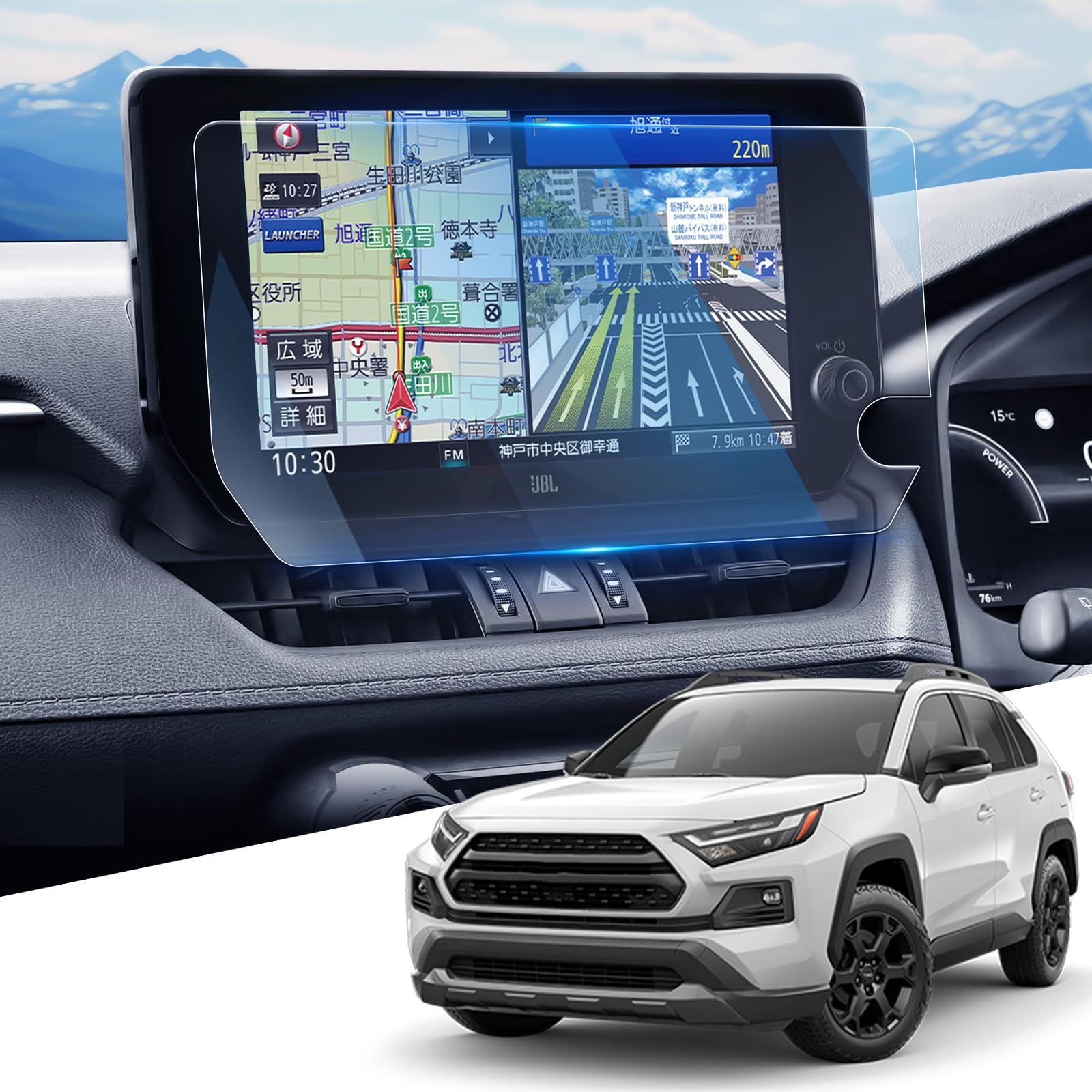 WEIPIN 2024 饹 ݸե ȥ西 RAV4 ʥ ե ɻ ȿ ⴶ٥å RAV4 50 10.5 ݸե 9...
