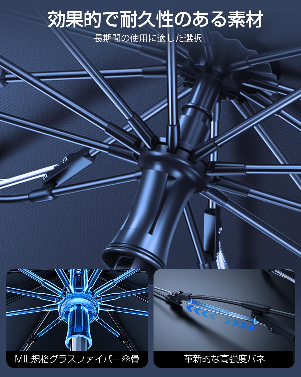 2025 強化10本骨 トヨタ RAV4 専用 フロントガラス サンシェード 傘 日除け 10cm露先が折れる可能 ラブ4 傘型サンシェード 遮光断熱 360°回転傘柄 uvカット 暑さ対策 車中泊 擦り傷防止 インテリア保護 RAV4 アクセサリー 収納