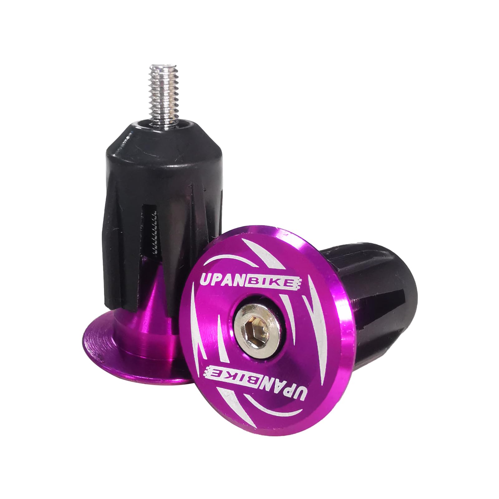 UPANBIKE マウンテンバイク ロードバイク 1組 バイクハンドルバーエンドプラグ アルミニウム合金 膨張 ..