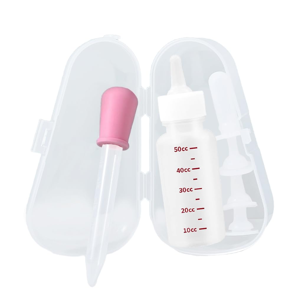 ESJNNK 哺乳瓶 ペット 乳首 猫 犬 小動物 ハムスター スポイト 用品 離乳 給餌 授乳 水 薬 栄養補給 介..
