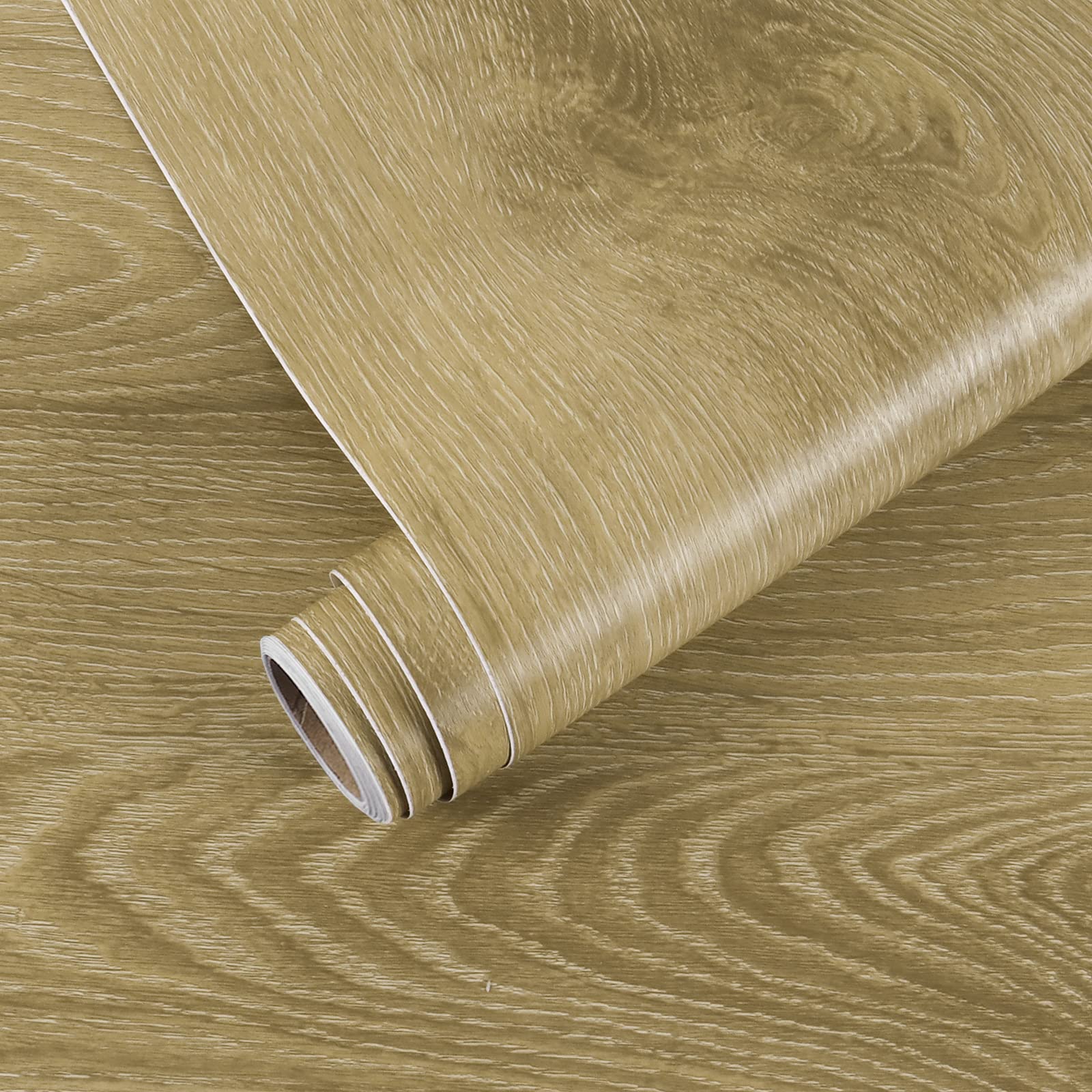 VEELIKE 壁紙シール リメイクシート 木目調 木目シート カッティングシート ブラウン はがせる 厚手 40..