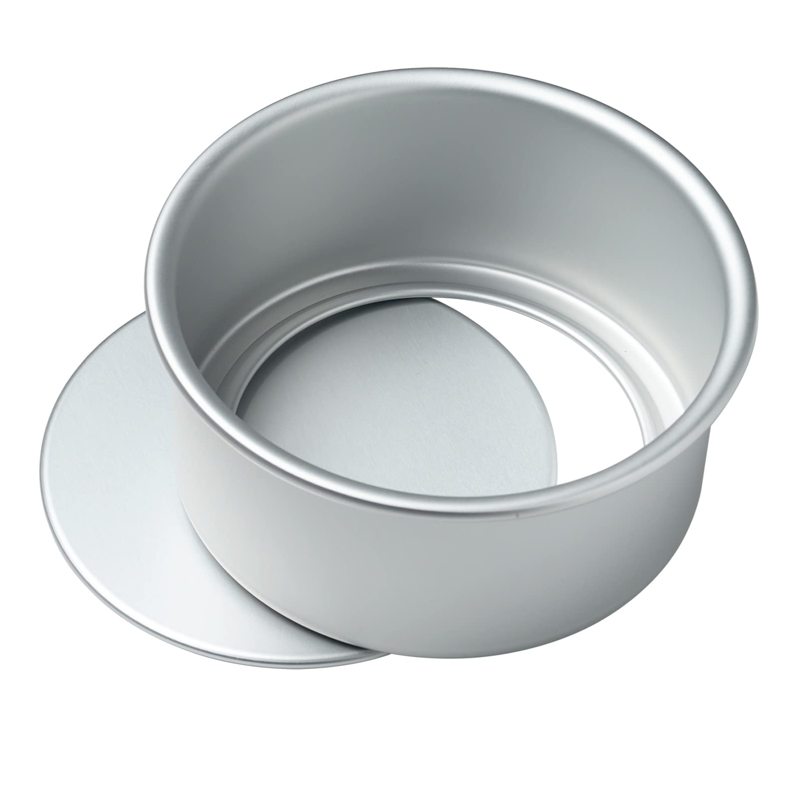 ケーキ型 デコ型 アルミ デコレーションケーキ焼型 ホールケーキ チーズケーキ 底取式 20cm 型の高さ7.6cm お手入れ簡単 お菓子 型 ベイクウエア