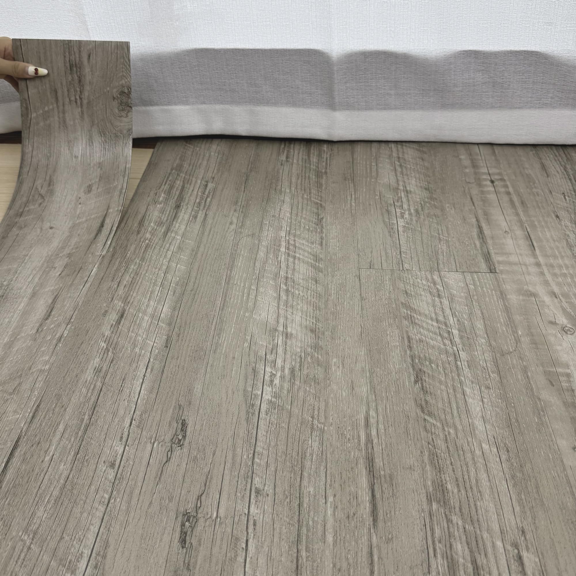 フロアタイル 約3畳/36枚入り フローリング マット 置くだけ 木目 クッション フロア マット 3畳/6畳/12畳 床 リメイク シート 接着剤不要 貼るだけ 初心者OK 賃貸ok 防水 床材 DIY ピタフィー フロアリングタイル （914.4*15