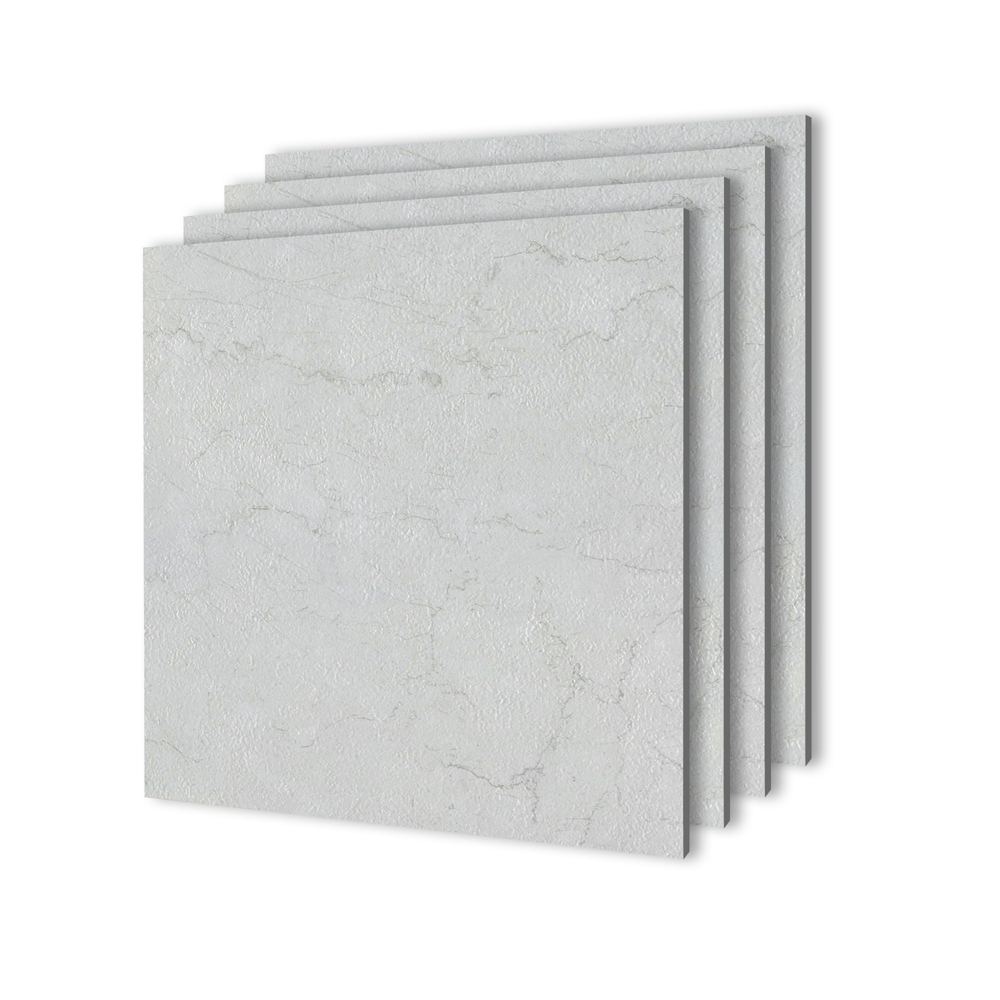 フロアタイル 大理石 フローリング マット 置くだけ クッション フロア マット 床 リメイク シート 接着剤不要 貼るだけ 初心者OK 賃貸ok 防水 床材 DIY ピタフィー フロリングタイル（304.8*304.8mm* 20枚/約1.1畳分、大理石