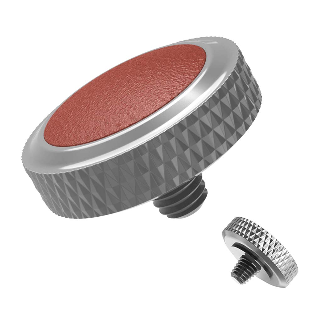 ソフトレリーズ シャッターボタン グレー + 茶色 Fuji Fujifilm X half X-E5 GFX100RF X-M5 X-T50 X100VI X100V X-T5 X-T4 XT4 X-T30 X-T20 X-T3 X-T2 X-T10 X