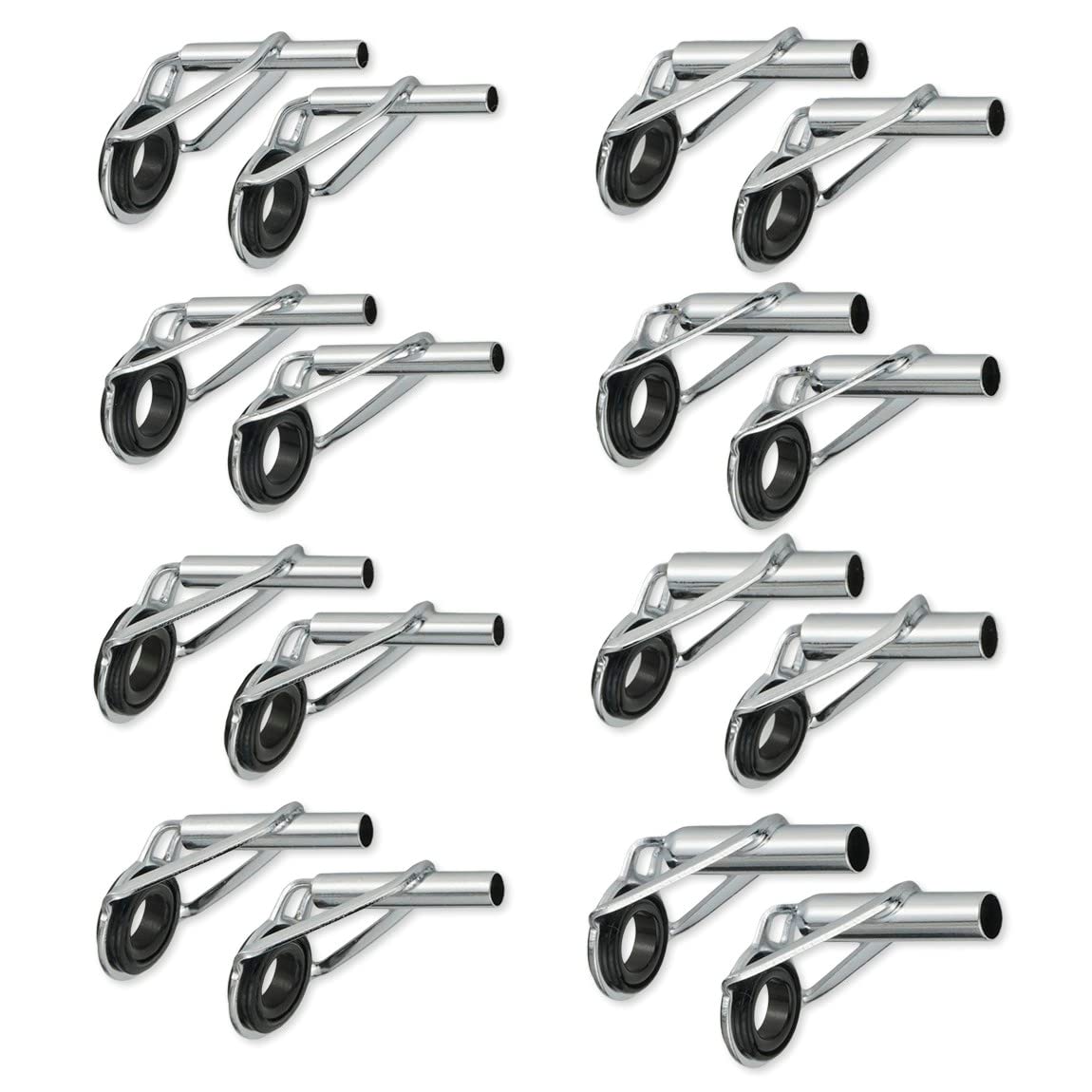 樂天商城 - トップガイド ロッドガイド ステンレス 釣り竿 穂先 選べる16点セット 8# (1.8~3.2mm 全8サイズ)